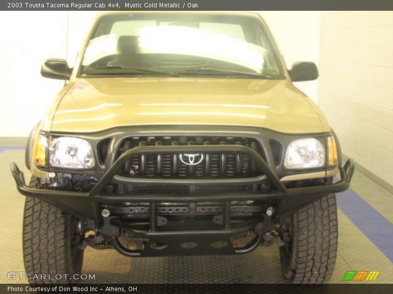 Mystic Gold Metallic / Oak 2003 Toyota Tacoma Regular Cab 4x4