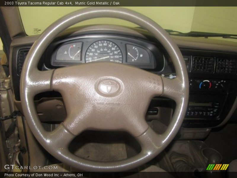 Mystic Gold Metallic / Oak 2003 Toyota Tacoma Regular Cab 4x4