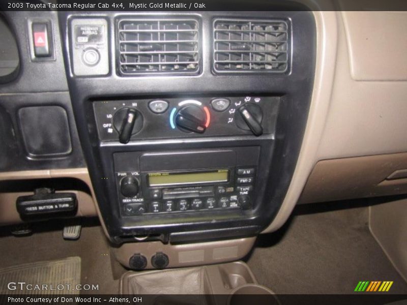 Mystic Gold Metallic / Oak 2003 Toyota Tacoma Regular Cab 4x4