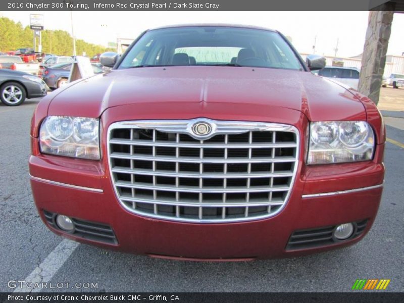 Inferno Red Crystal Pearl / Dark Slate Gray 2010 Chrysler 300 Touring