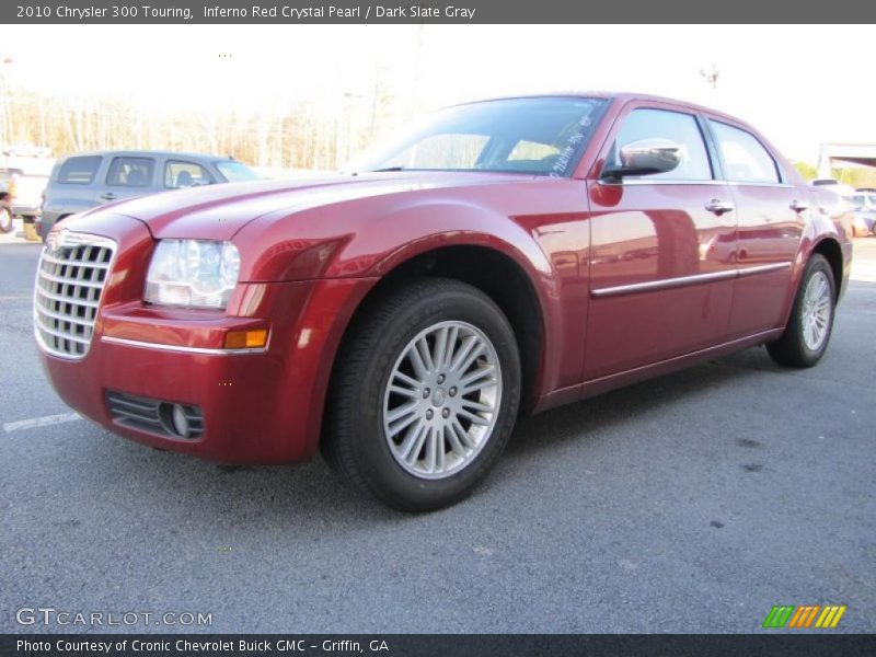 Inferno Red Crystal Pearl / Dark Slate Gray 2010 Chrysler 300 Touring