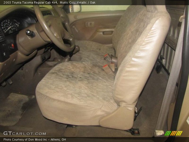 Mystic Gold Metallic / Oak 2003 Toyota Tacoma Regular Cab 4x4
