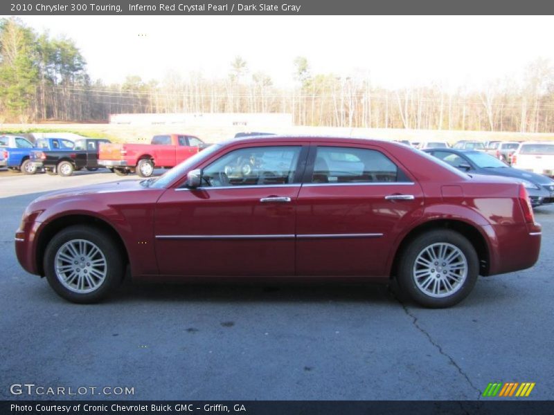 Inferno Red Crystal Pearl / Dark Slate Gray 2010 Chrysler 300 Touring