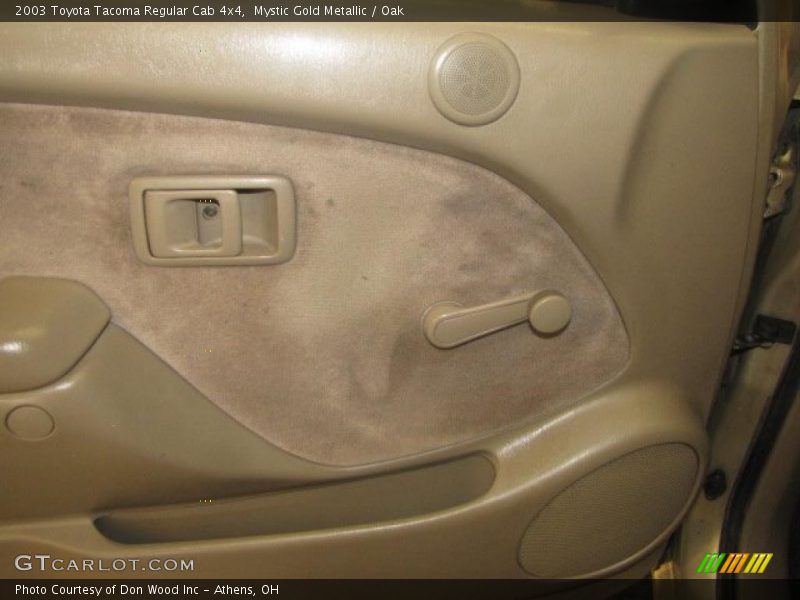 Mystic Gold Metallic / Oak 2003 Toyota Tacoma Regular Cab 4x4