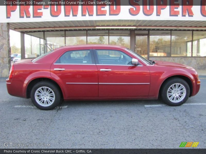 Inferno Red Crystal Pearl / Dark Slate Gray 2010 Chrysler 300 Touring