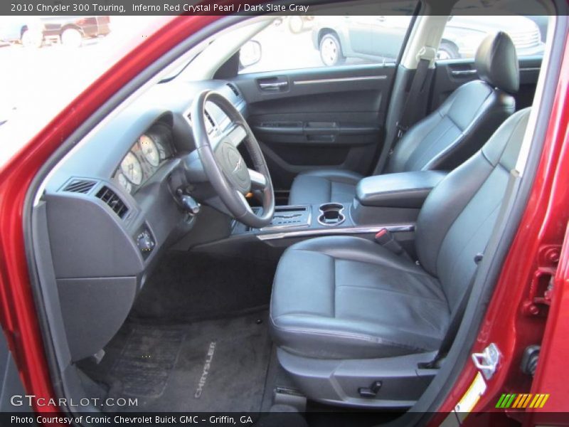 Inferno Red Crystal Pearl / Dark Slate Gray 2010 Chrysler 300 Touring