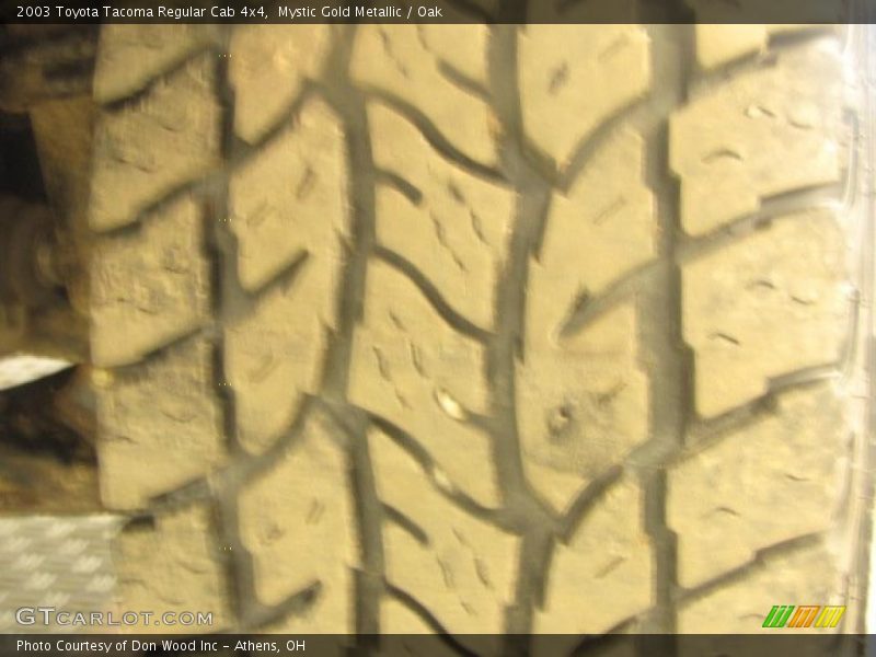 Mystic Gold Metallic / Oak 2003 Toyota Tacoma Regular Cab 4x4