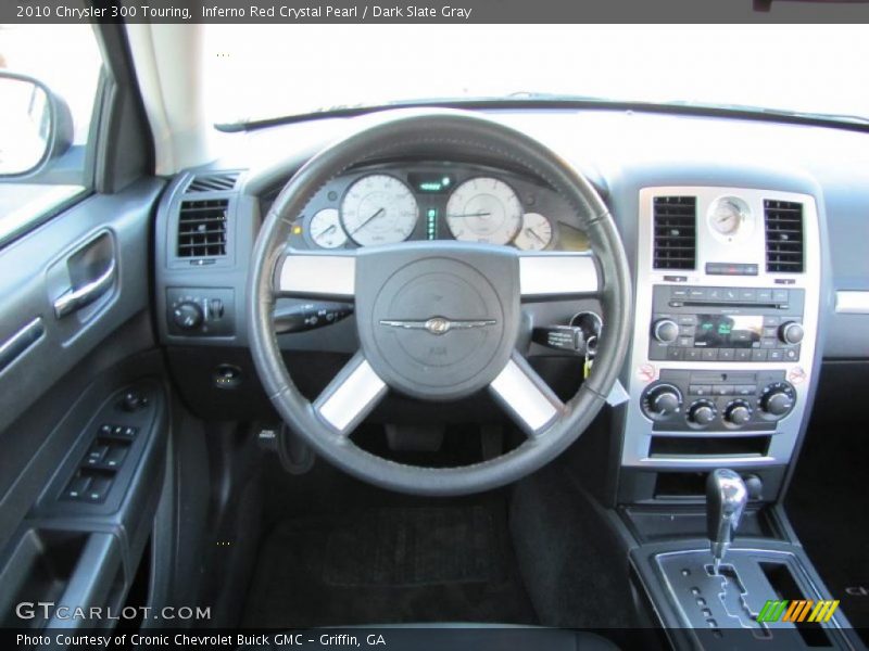 Inferno Red Crystal Pearl / Dark Slate Gray 2010 Chrysler 300 Touring