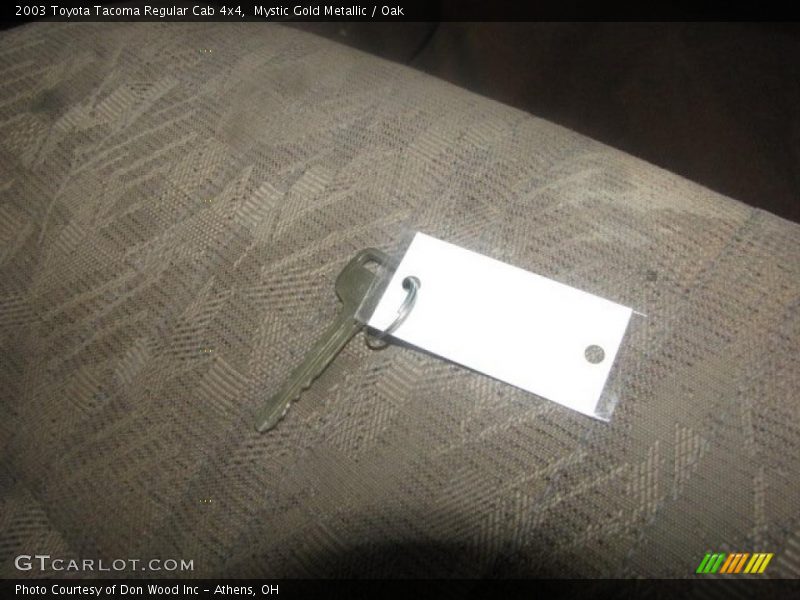 Mystic Gold Metallic / Oak 2003 Toyota Tacoma Regular Cab 4x4