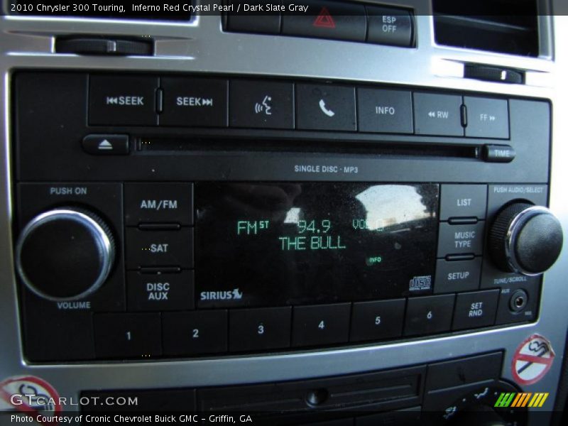 Inferno Red Crystal Pearl / Dark Slate Gray 2010 Chrysler 300 Touring