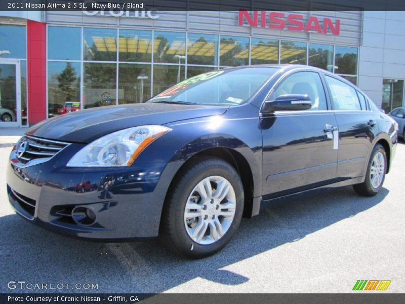 Navy Blue / Blond 2011 Nissan Altima 2.5 SL
