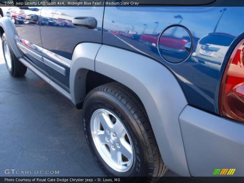 Midnight Blue Pearl / Medium Slate Gray 2005 Jeep Liberty CRD Sport 4x4