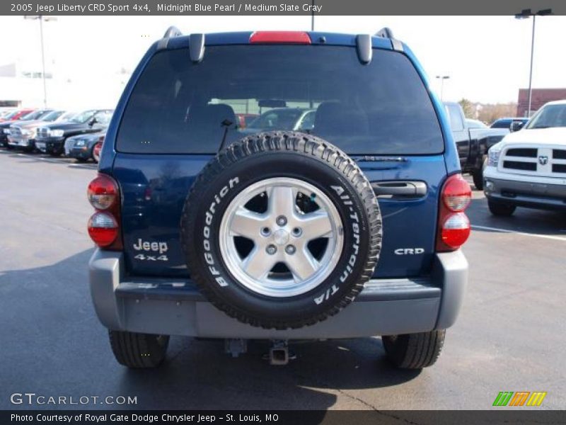 Midnight Blue Pearl / Medium Slate Gray 2005 Jeep Liberty CRD Sport 4x4