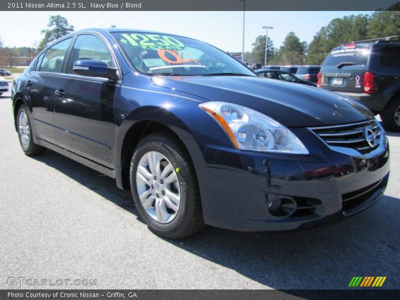 Navy Blue / Blond 2011 Nissan Altima 2.5 SL