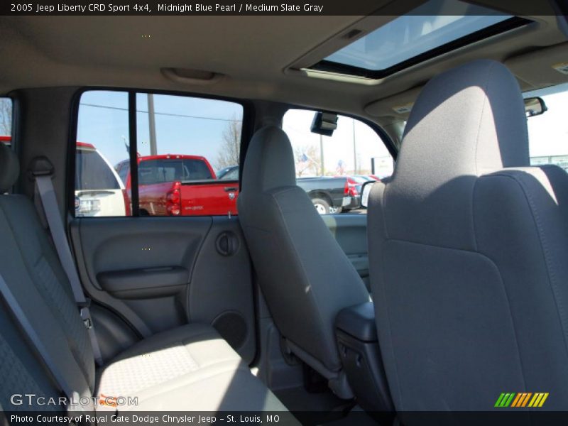 Midnight Blue Pearl / Medium Slate Gray 2005 Jeep Liberty CRD Sport 4x4