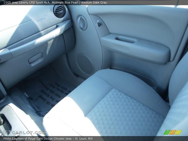 Midnight Blue Pearl / Medium Slate Gray 2005 Jeep Liberty CRD Sport 4x4