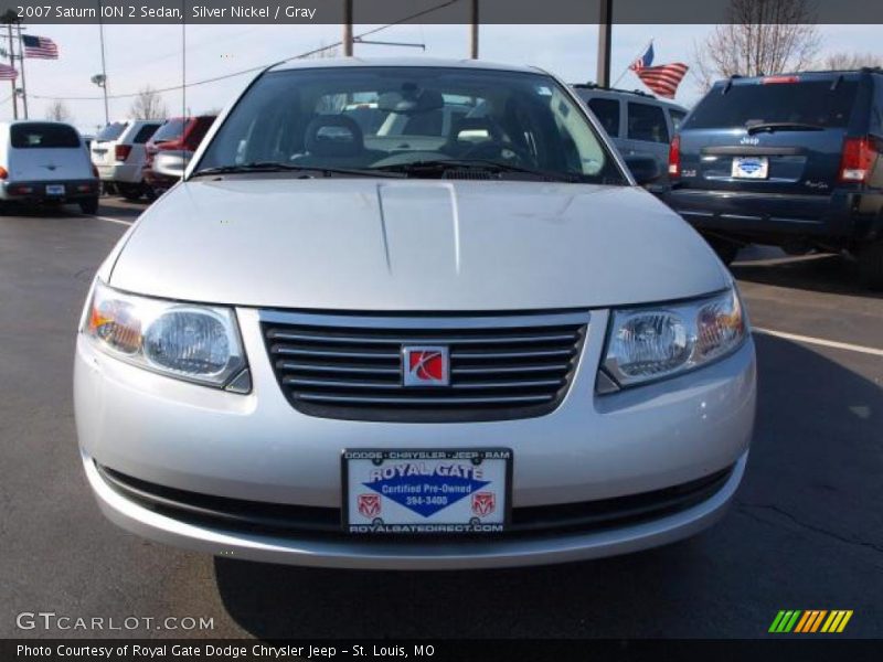 Silver Nickel / Gray 2007 Saturn ION 2 Sedan