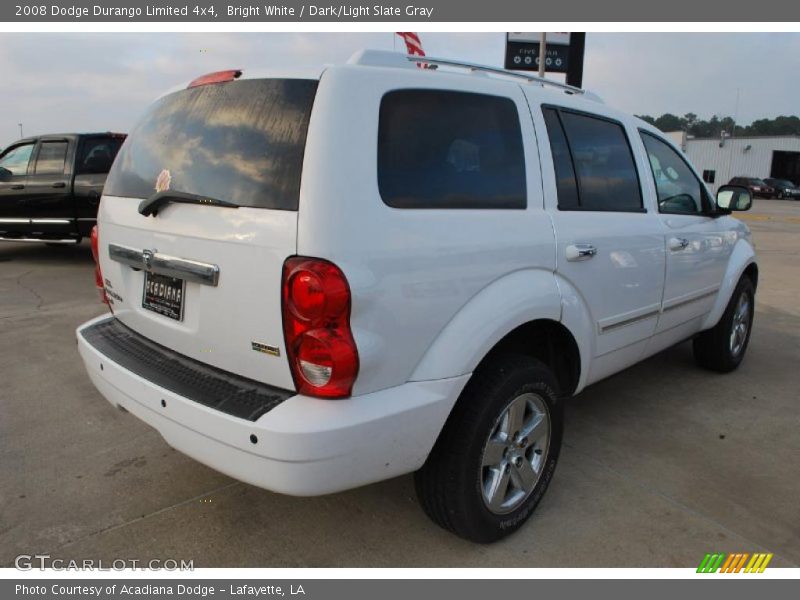Bright White / Dark/Light Slate Gray 2008 Dodge Durango Limited 4x4