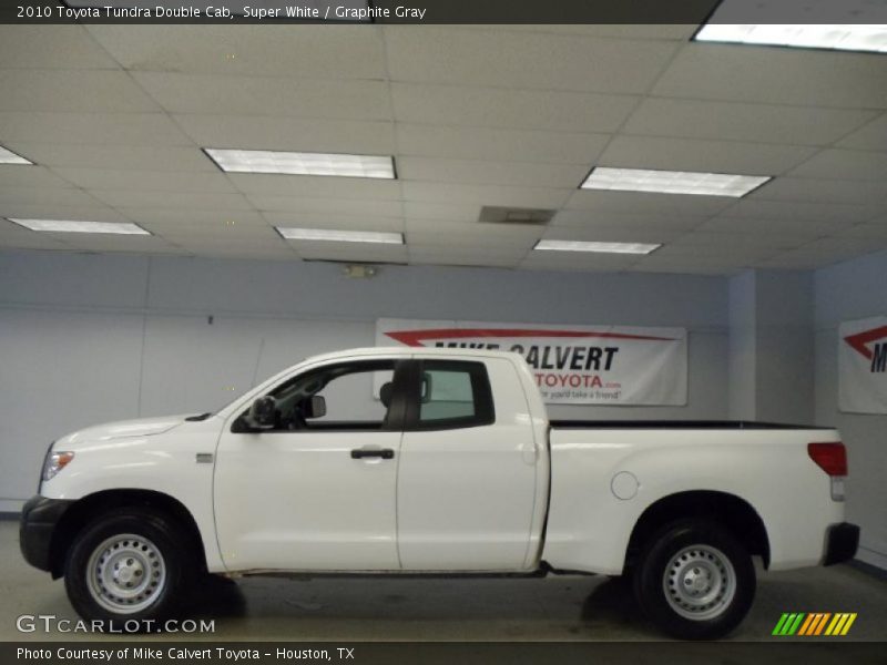 Super White / Graphite Gray 2010 Toyota Tundra Double Cab