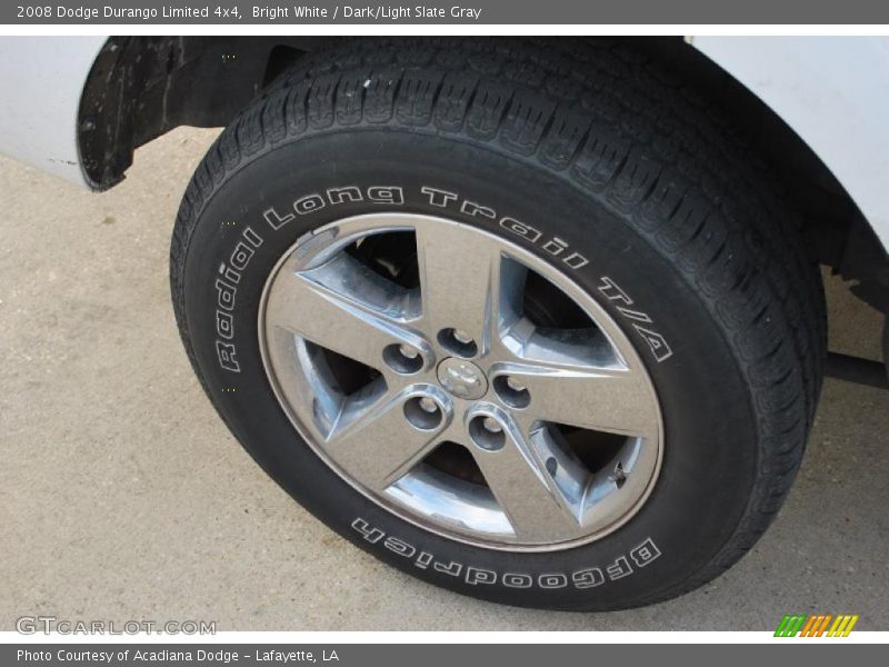 Bright White / Dark/Light Slate Gray 2008 Dodge Durango Limited 4x4