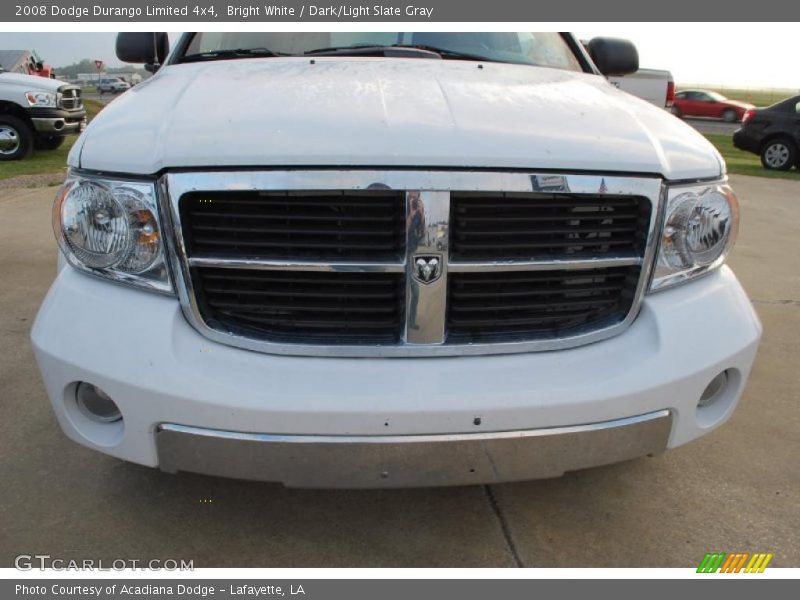 Bright White / Dark/Light Slate Gray 2008 Dodge Durango Limited 4x4