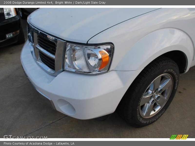 Bright White / Dark/Light Slate Gray 2008 Dodge Durango Limited 4x4