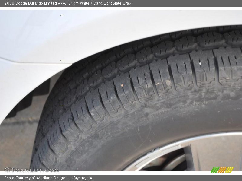 Bright White / Dark/Light Slate Gray 2008 Dodge Durango Limited 4x4
