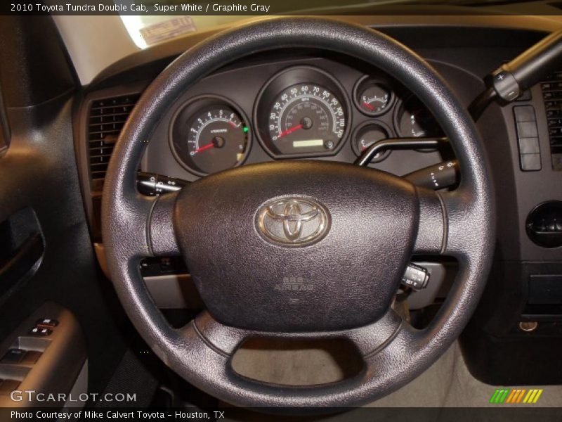 Super White / Graphite Gray 2010 Toyota Tundra Double Cab