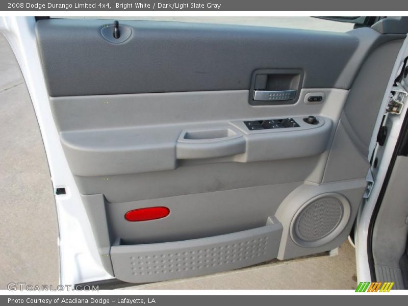 Bright White / Dark/Light Slate Gray 2008 Dodge Durango Limited 4x4