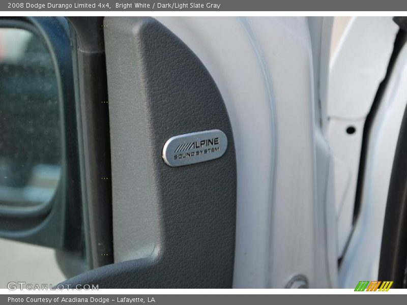 Bright White / Dark/Light Slate Gray 2008 Dodge Durango Limited 4x4