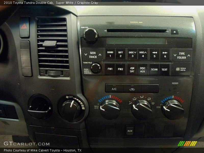 Super White / Graphite Gray 2010 Toyota Tundra Double Cab