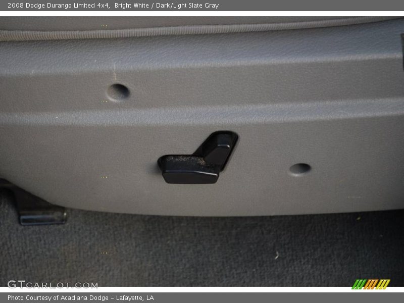 Bright White / Dark/Light Slate Gray 2008 Dodge Durango Limited 4x4