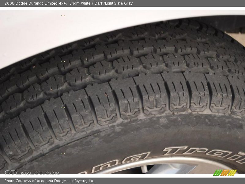 Bright White / Dark/Light Slate Gray 2008 Dodge Durango Limited 4x4