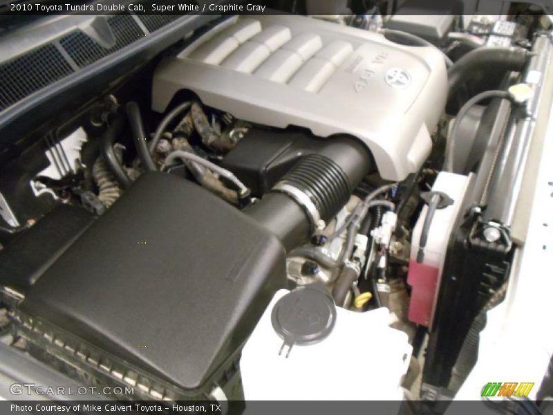 Super White / Graphite Gray 2010 Toyota Tundra Double Cab