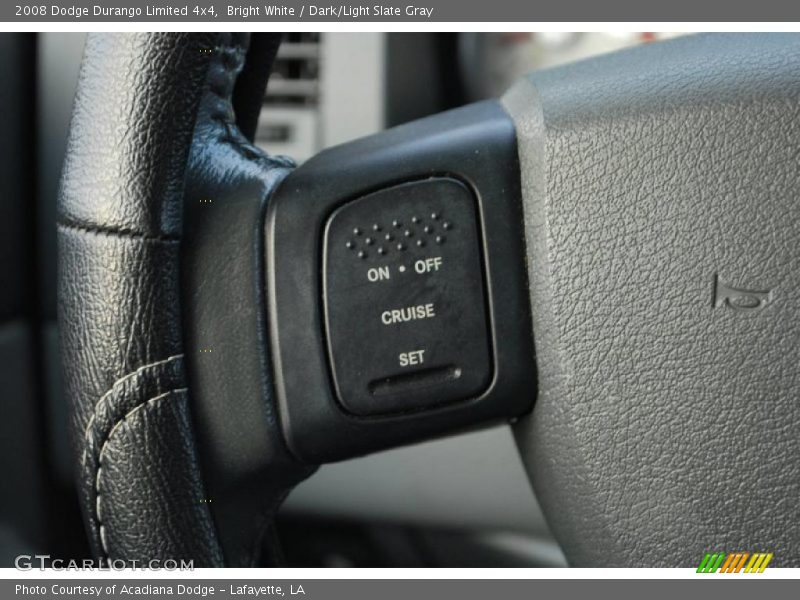 Bright White / Dark/Light Slate Gray 2008 Dodge Durango Limited 4x4