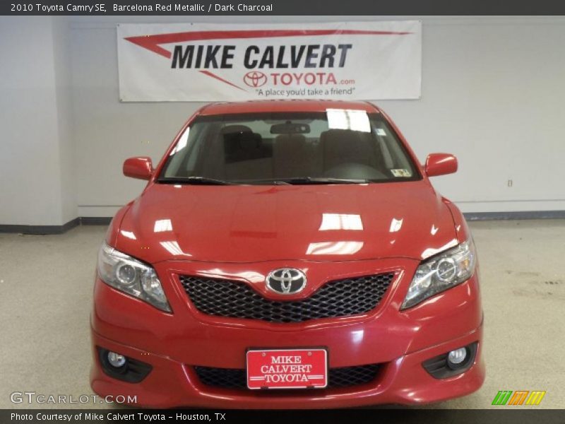 Barcelona Red Metallic / Dark Charcoal 2010 Toyota Camry SE