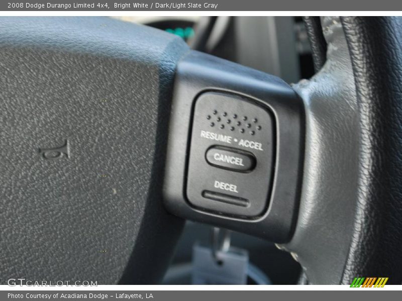 Bright White / Dark/Light Slate Gray 2008 Dodge Durango Limited 4x4