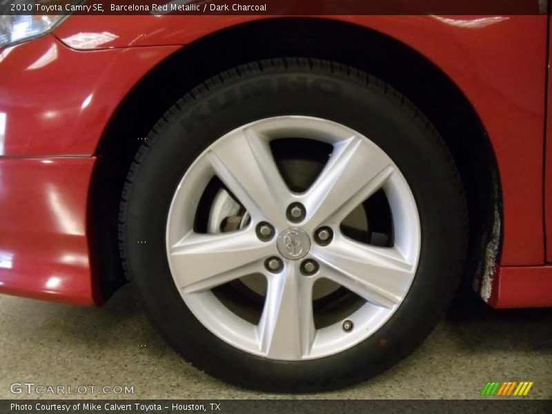 Barcelona Red Metallic / Dark Charcoal 2010 Toyota Camry SE