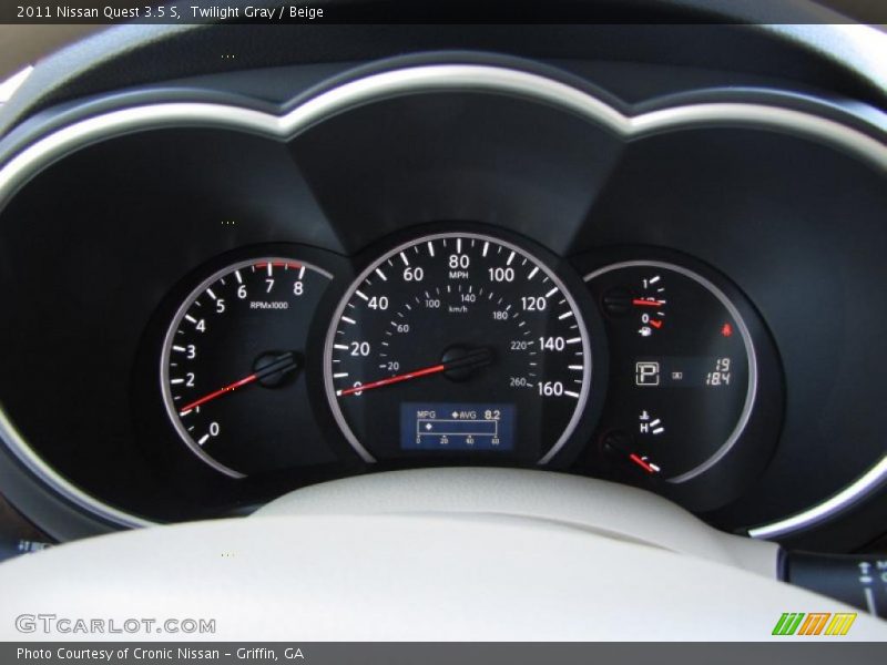 Twilight Gray / Beige 2011 Nissan Quest 3.5 S