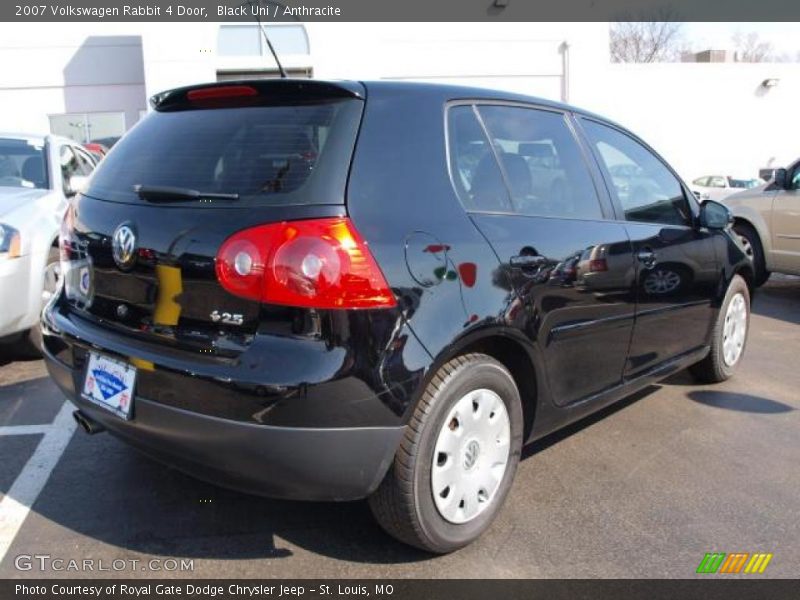Black Uni / Anthracite 2007 Volkswagen Rabbit 4 Door