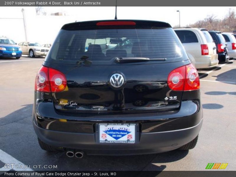 Black Uni / Anthracite 2007 Volkswagen Rabbit 4 Door