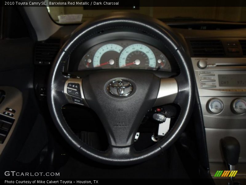 Barcelona Red Metallic / Dark Charcoal 2010 Toyota Camry SE