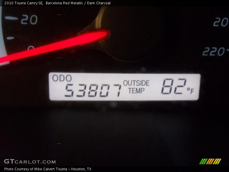 Barcelona Red Metallic / Dark Charcoal 2010 Toyota Camry SE
