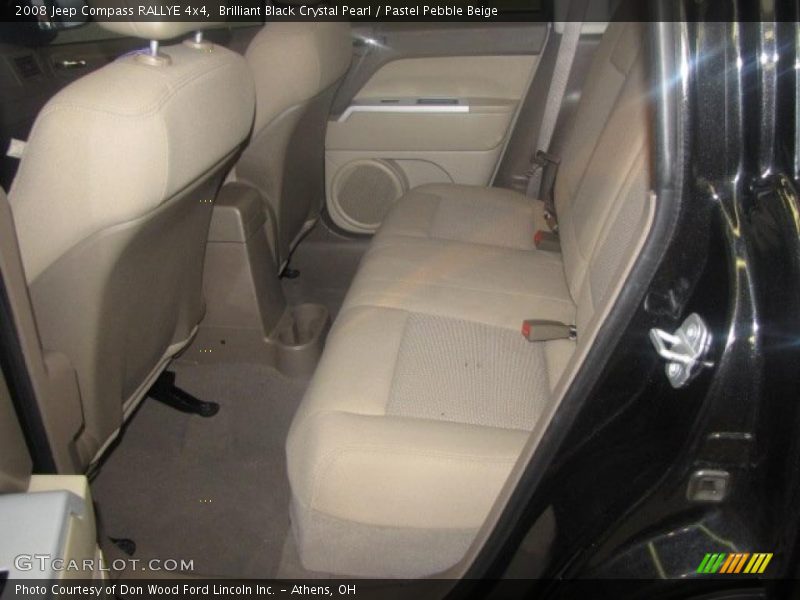 Brilliant Black Crystal Pearl / Pastel Pebble Beige 2008 Jeep Compass RALLYE 4x4