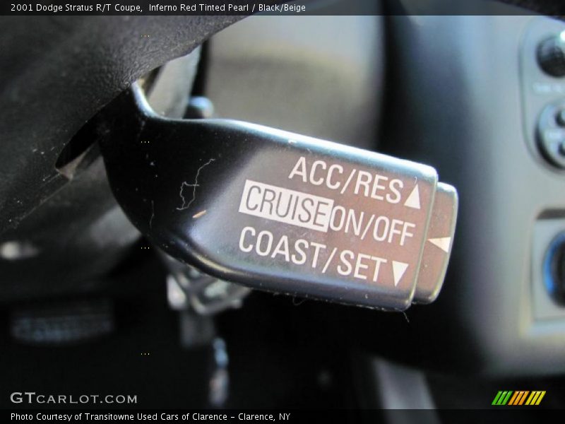 Controls of 2001 Stratus R/T Coupe