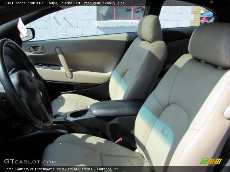  2001 Stratus R/T Coupe Black/Beige Interior