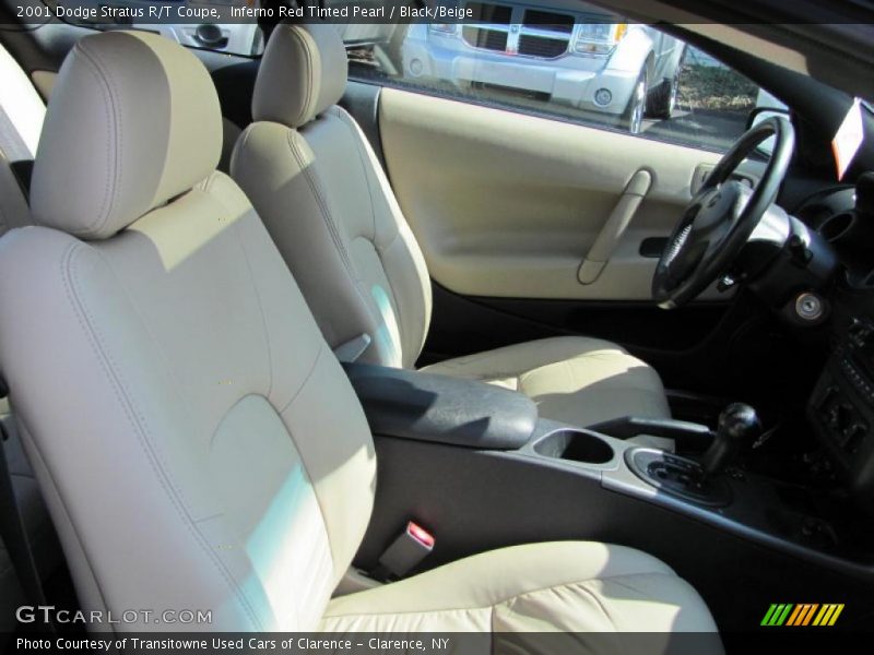  2001 Stratus R/T Coupe Black/Beige Interior