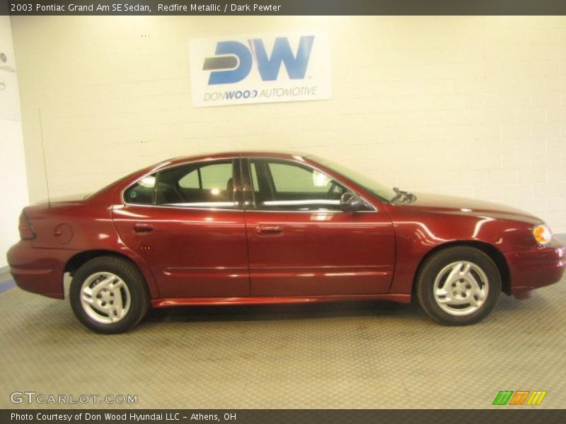 Redfire Metallic / Dark Pewter 2003 Pontiac Grand Am SE Sedan