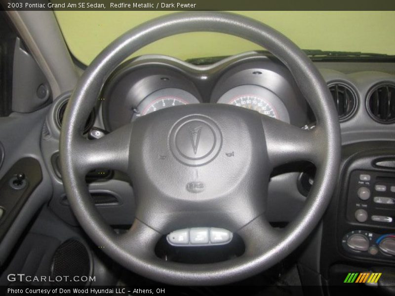 Redfire Metallic / Dark Pewter 2003 Pontiac Grand Am SE Sedan