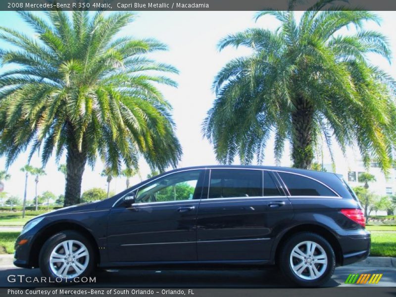 Capri Blue Metallic / Macadamia 2008 Mercedes-Benz R 350 4Matic